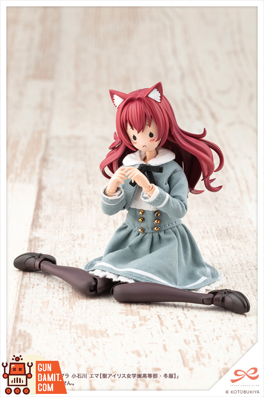 Kotobukiya JK103 KIRU PLA Emma Koishikawa St. Iris Gakuen Girls' High School Winter Clothes Model Kit - View 12 Kotobukiya JK103 KIRU PLA Emma Koishikawa St. Iris Gakuen Girls' High School Winter Clothes Model Kit - View 12