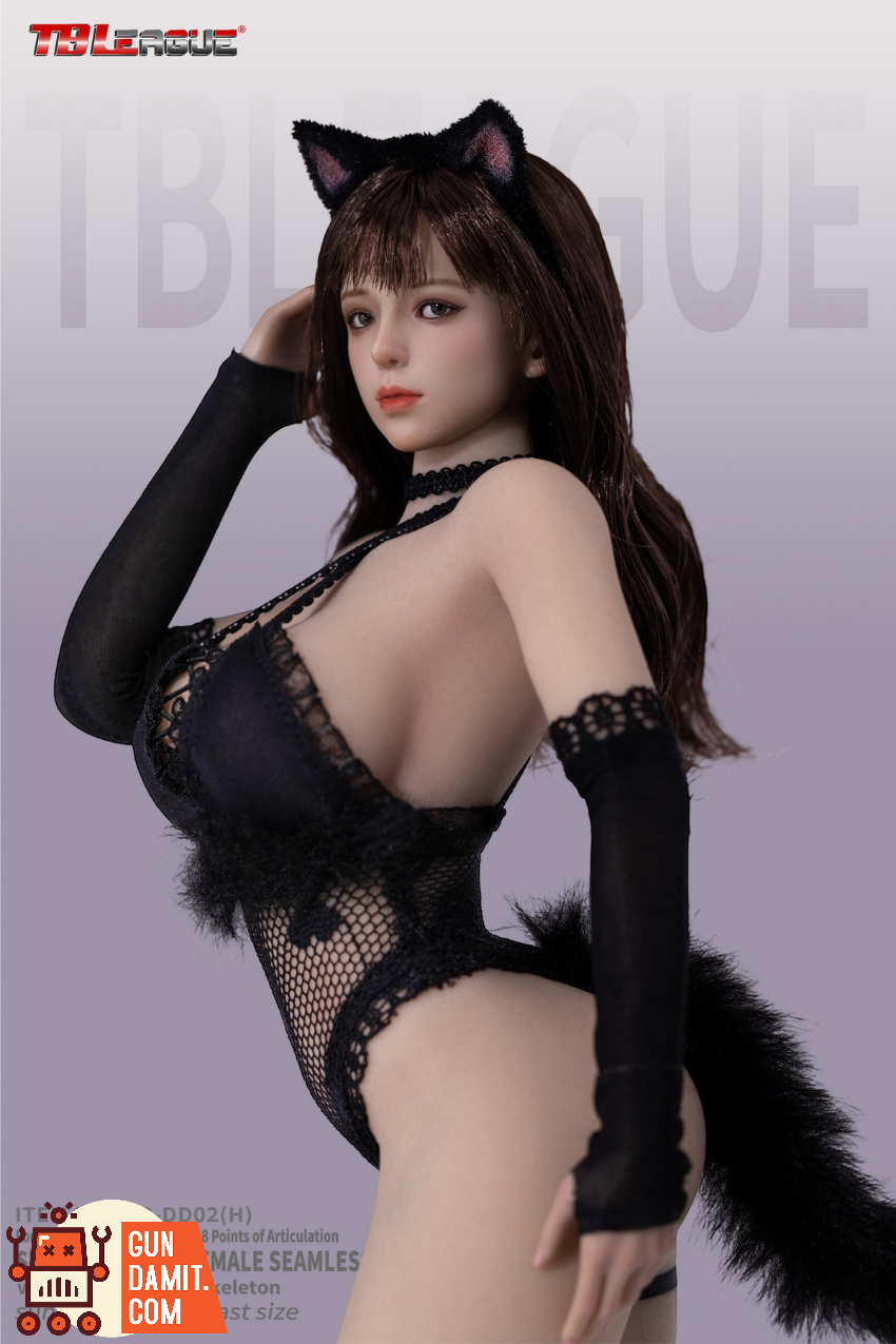 TBLeague 1/6 SR-CD02H Alluring Kitty Girl Wheat Skin (Head Sculpture Included) - View 4 TBLeague 1/6 SR-CD02H Alluring Kitty Girl Wheat Skin (Head Sculpture Included) - View 4