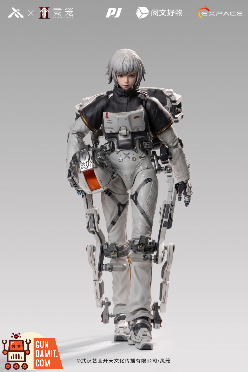 Moki Magic 1/6 MM-002 Ling Cage Bai Yuekui Extravehicular Combat Suit Deluxe Version - View 8 Moki Magic 1/6 MM-002 Ling Cage Bai Yuekui Extravehicular Combat Suit Deluxe Version - View 8
