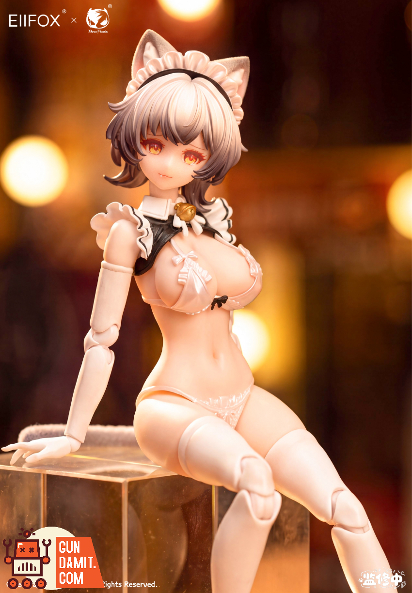 Eiifox x BearPanda 1/12 Cat Maid Pudding Deluxe Version - View 3 Eiifox x BearPanda 1/12 Cat Maid Pudding Deluxe Version - View 3