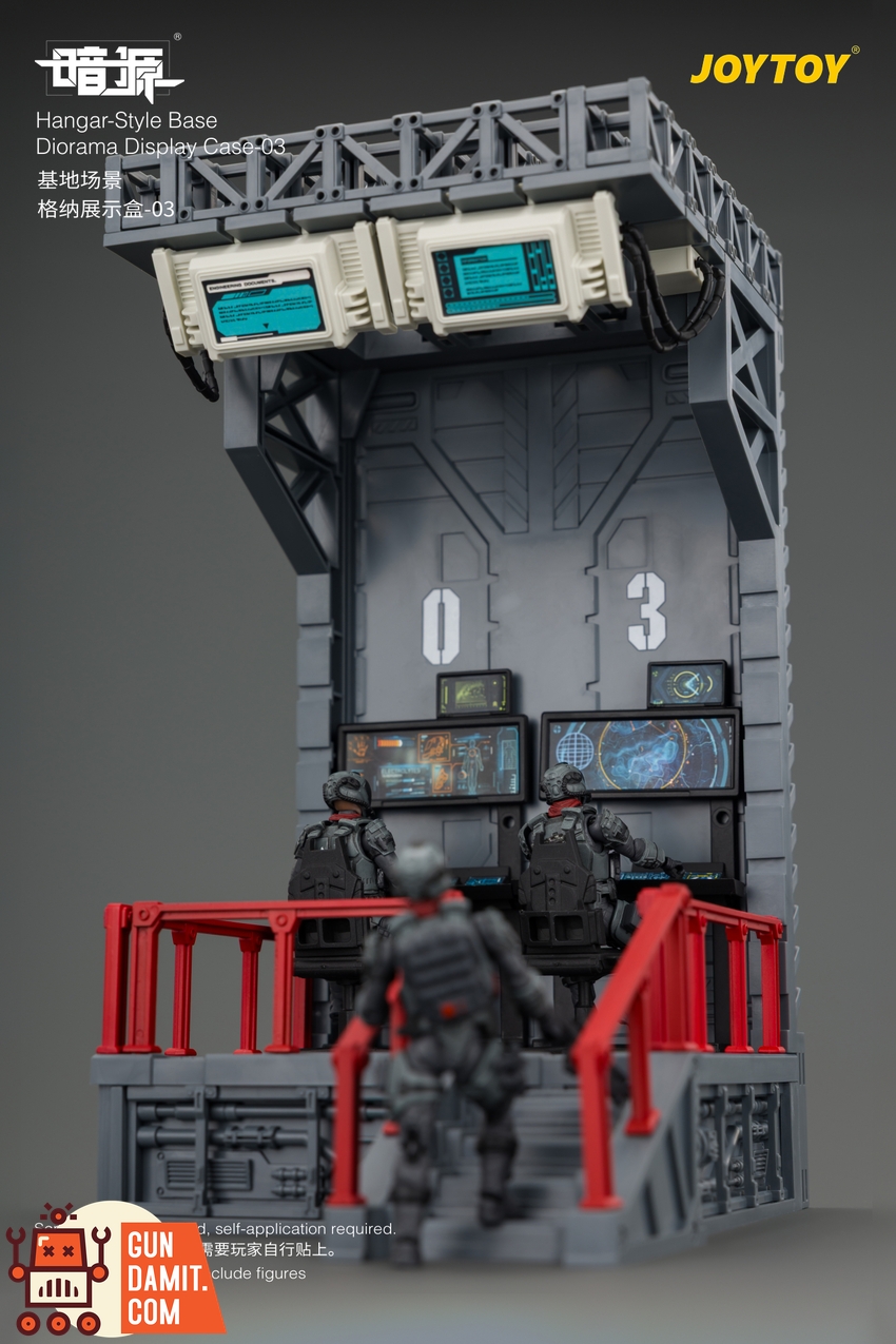 JoyToy JT04810 1/25 Dark Source Hangar-Style Base Diorama Display Case-03 - View 2 JoyToy JT04810 1/25 Dark Source Hangar-Style Base Diorama Display Case-03 - View 2