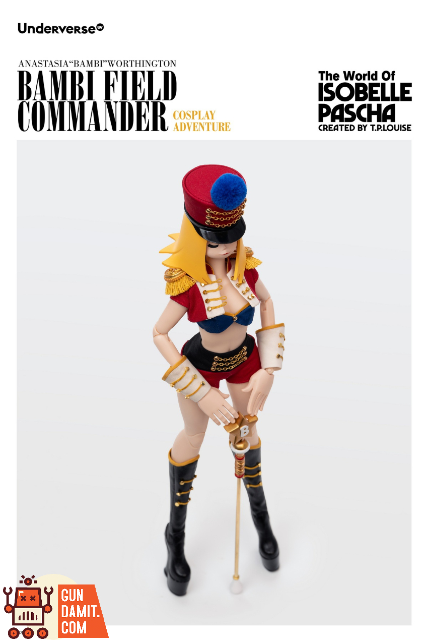 Underverse 1/6 UV202615-1 The World of Isobella Pascha Cosplay Series Field Commander Bambi - View 15 Underverse 1/6 UV202615-1 The World of Isobella Pascha Cosplay Series Field Commander Bambi - View 15