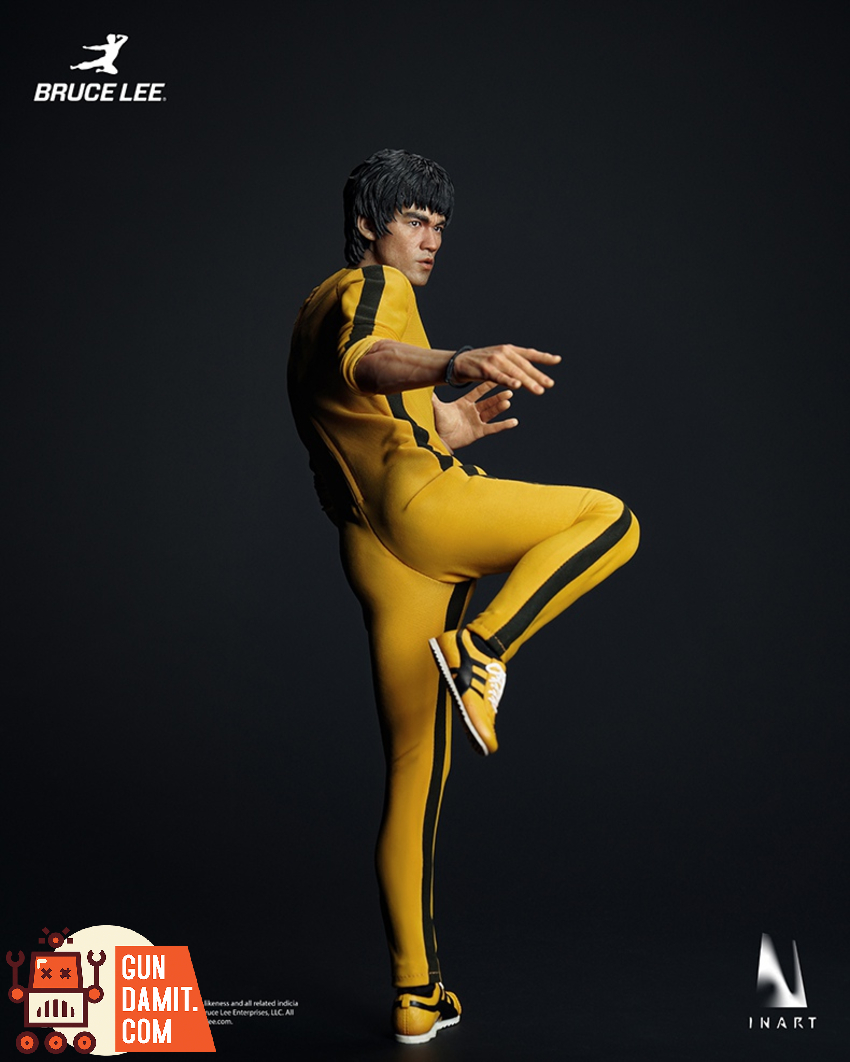 INART 1/6 Gy A043 Bruce Lee Yellow Suit Double Head Sculpt Version - View 8 INART 1/6 Gy A043 Bruce Lee Yellow Suit Double Head Sculpt Version - View 8