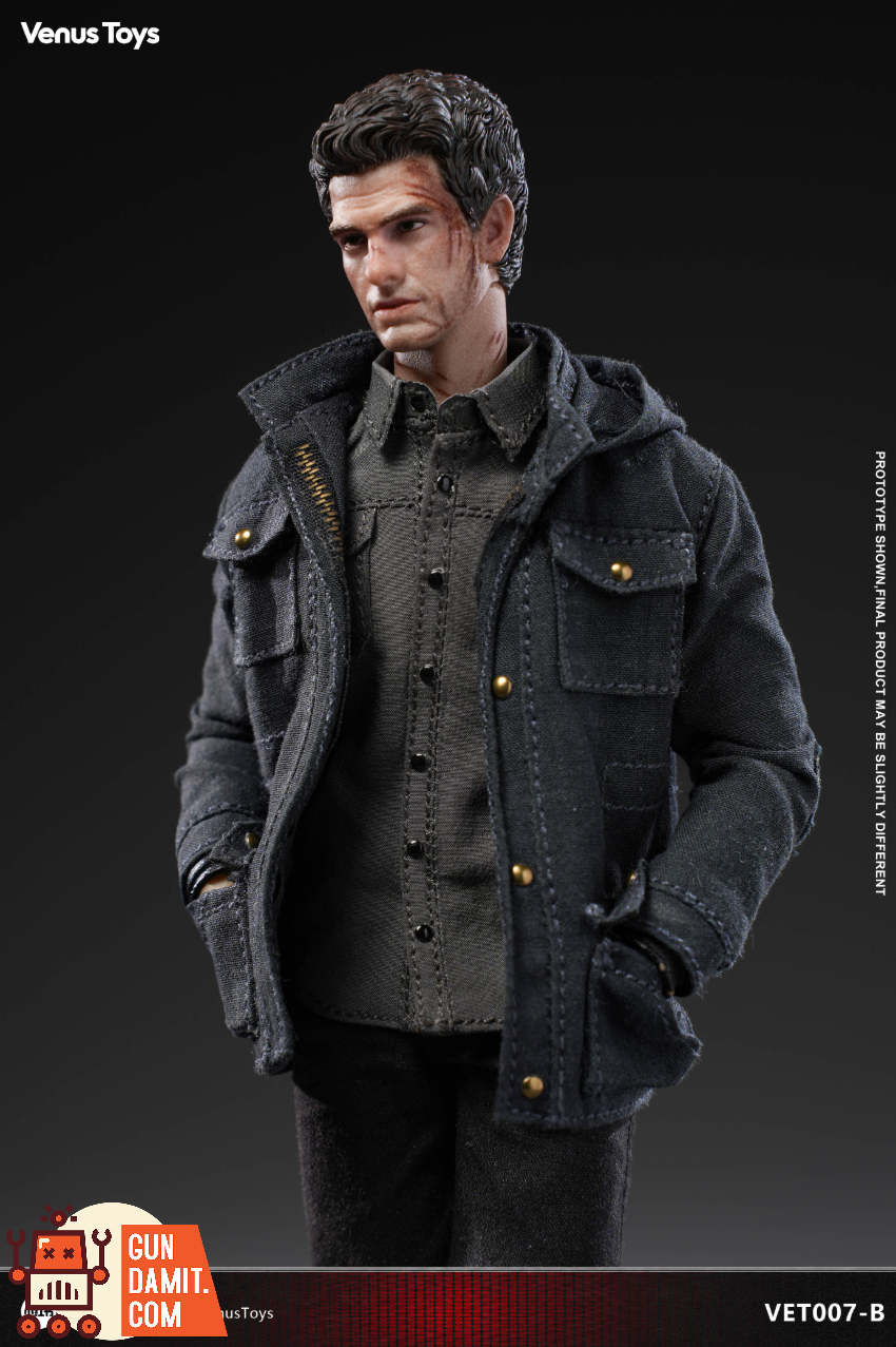 Venus Toys 1/12 VET007-B Night Vigilante Black Jacket Version - View 13 Venus Toys 1/12 VET007-B Night Vigilante Black Jacket Version - View 13
