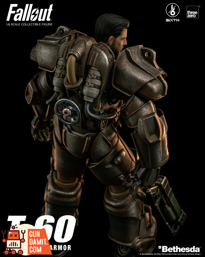 Threezero 1/6 3Z1005 Fallout T-60 Rust Power Armor - View 8 Threezero 1/6 3Z1005 Fallout T-60 Rust Power Armor - View 8