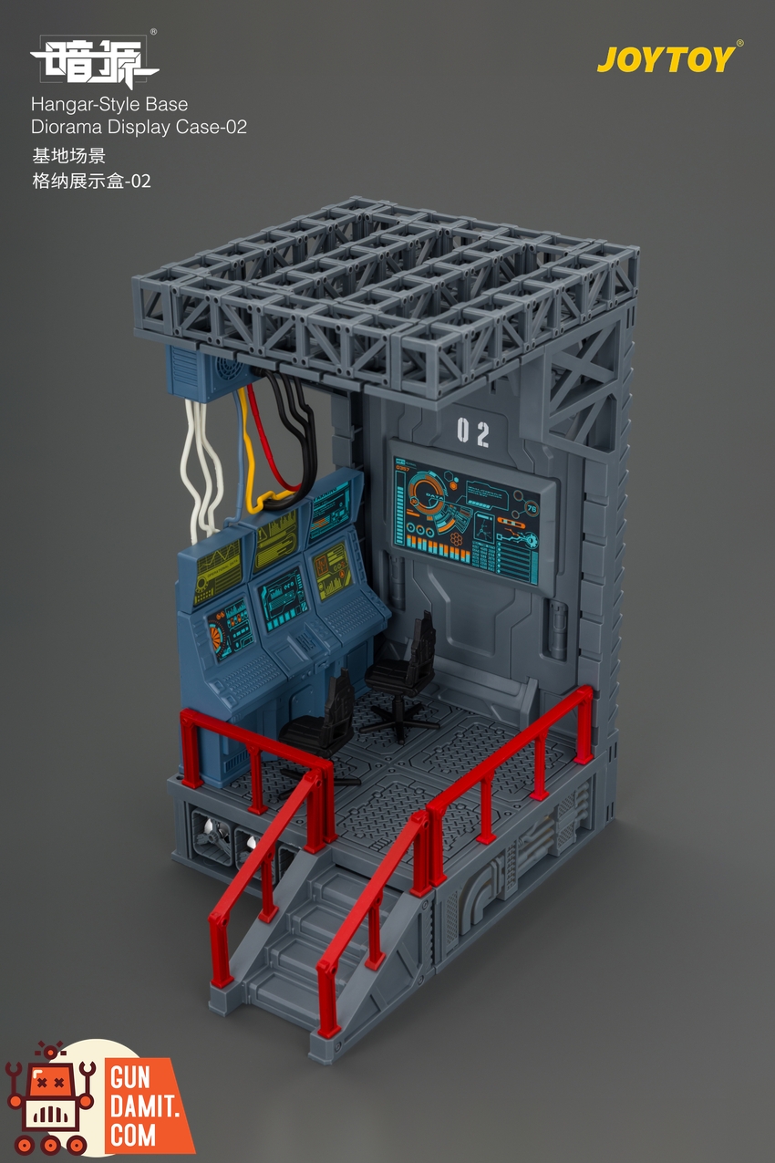JoyToy JT04797 1/25 Dark Source Hangar-Style Base Diorama Display Case-02 - View 8 JoyToy JT04797 1/25 Dark Source Hangar-Style Base Diorama Display Case-02 - View 8