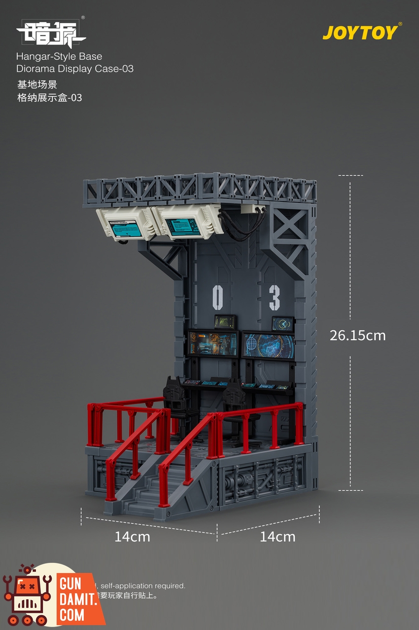 JoyToy JT04810 1/25 Dark Source Hangar-Style Base Diorama Display Case-03 - View 9 JoyToy JT04810 1/25 Dark Source Hangar-Style Base Diorama Display Case-03 - View 9