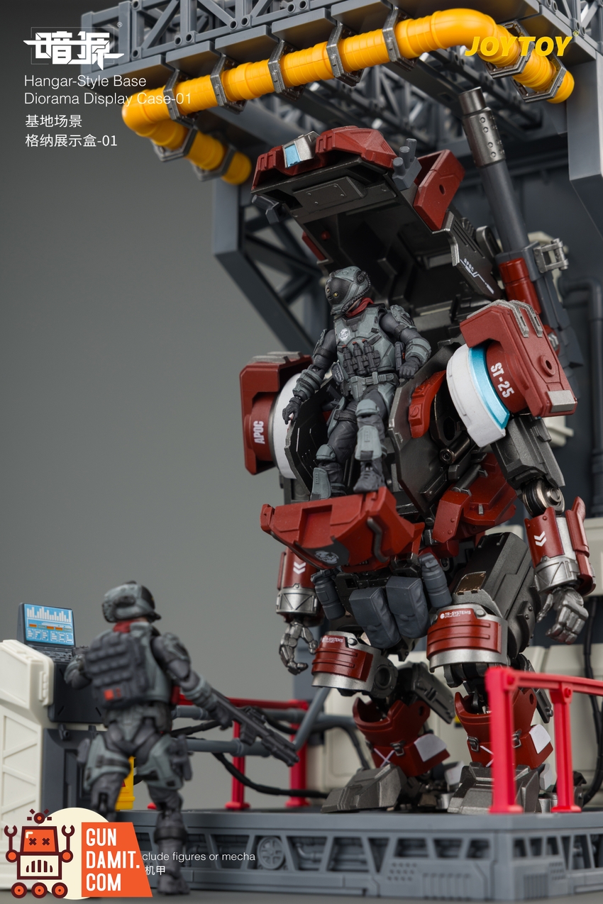 JoyToy JT04827 1/25 Dark Source Hangar-Style Base Diorama Display Case-01 - View 1 JoyToy JT04827 1/25 Dark Source Hangar-Style Base Diorama Display Case-01 - View 1