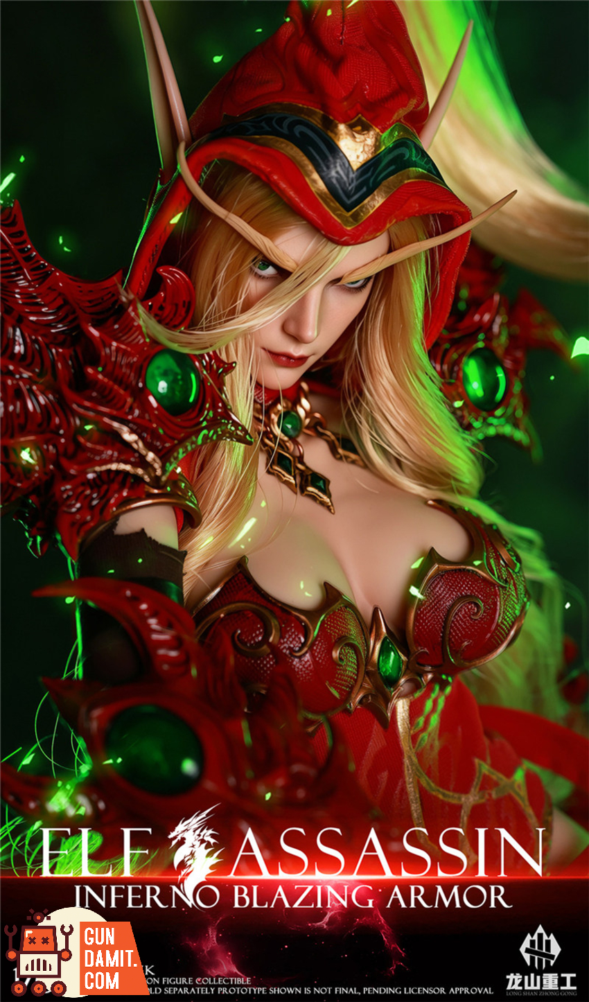 Longshan Heavy Industry 1/6 LS2026-XK Flame Prison Blazing Armor Elf Assassin - View 7 Longshan Heavy Industry 1/6 LS2026-XK Flame Prison Blazing Armor Elf Assassin - View 7