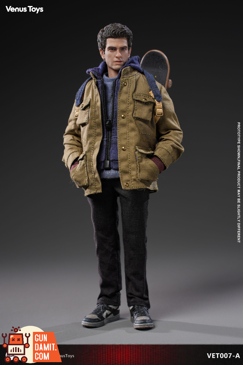 Venus Toys 1/12 VET007-A Night Vigilante Yellow Jacket Version - View 7 Venus Toys 1/12 VET007-A Night Vigilante Yellow Jacket Version - View 7