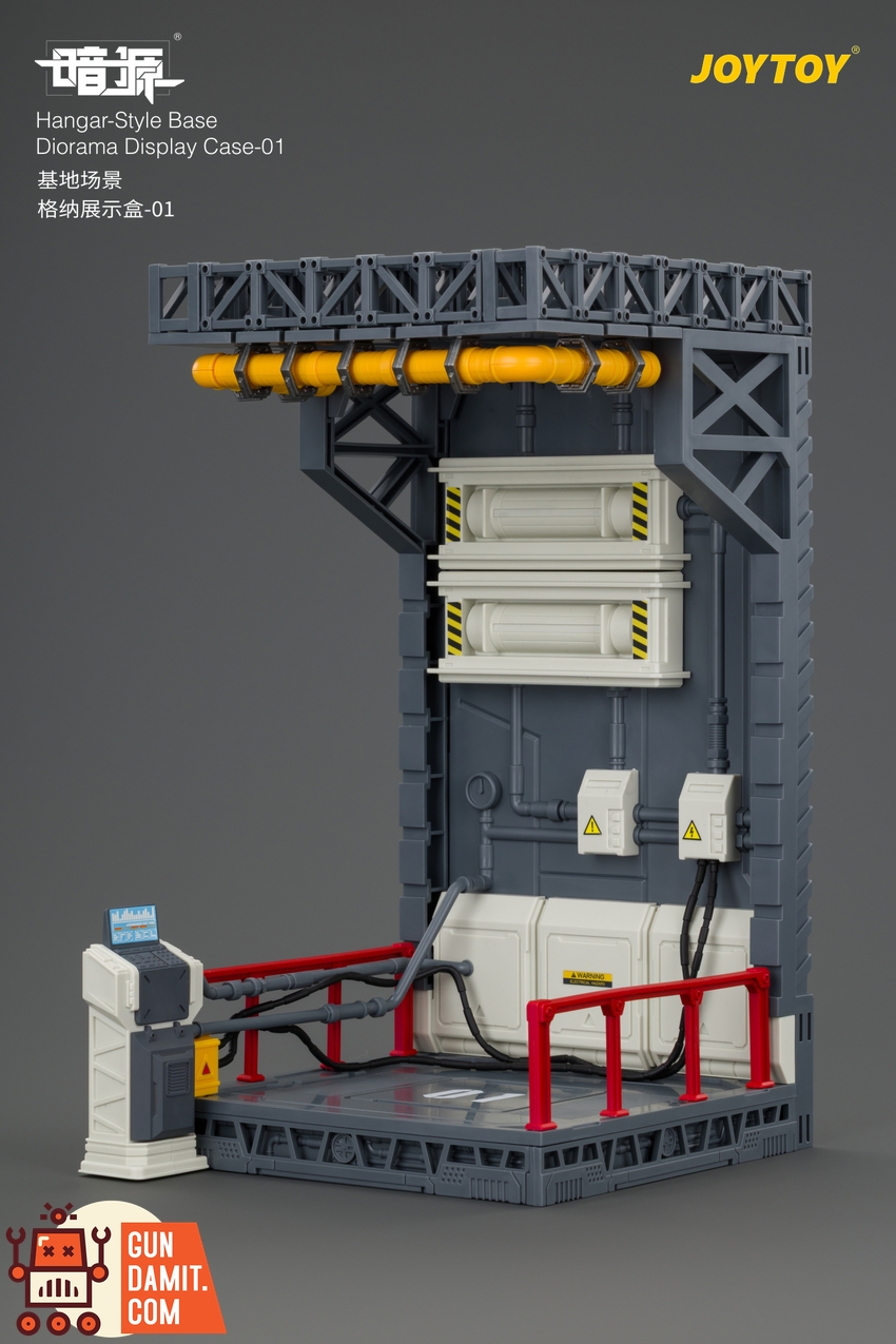 JoyToy JT04827 1/25 Dark Source Hangar-Style Base Diorama Display Case-01 - View 4 JoyToy JT04827 1/25 Dark Source Hangar-Style Base Diorama Display Case-01 - View 4