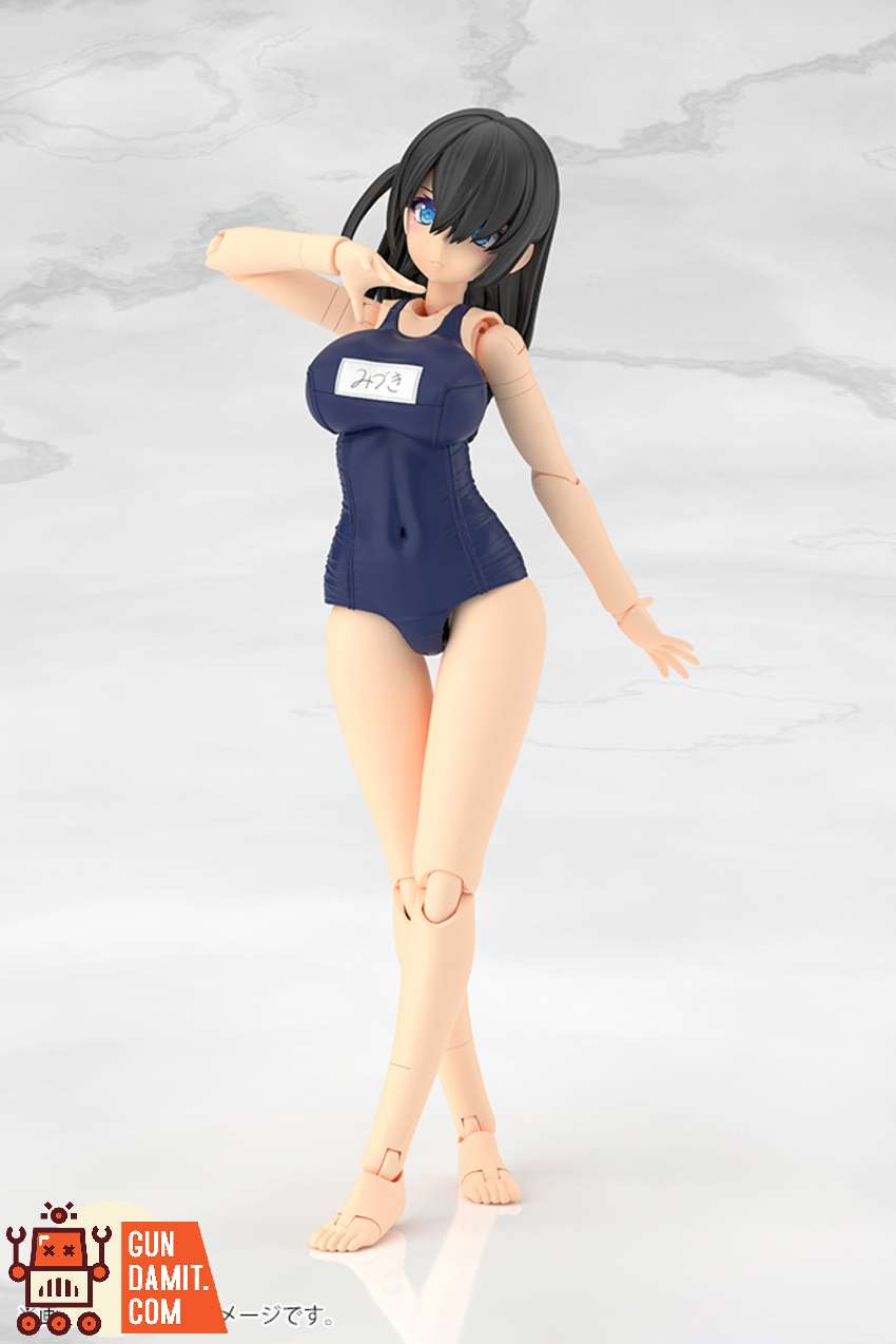 Kotobukiya FG196 Frame Arms Girl Mizuki School Swimsuits Ver. Model Kit - View 7 Kotobukiya FG196 Frame Arms Girl Mizuki School Swimsuits Ver. Model Kit - View 7
