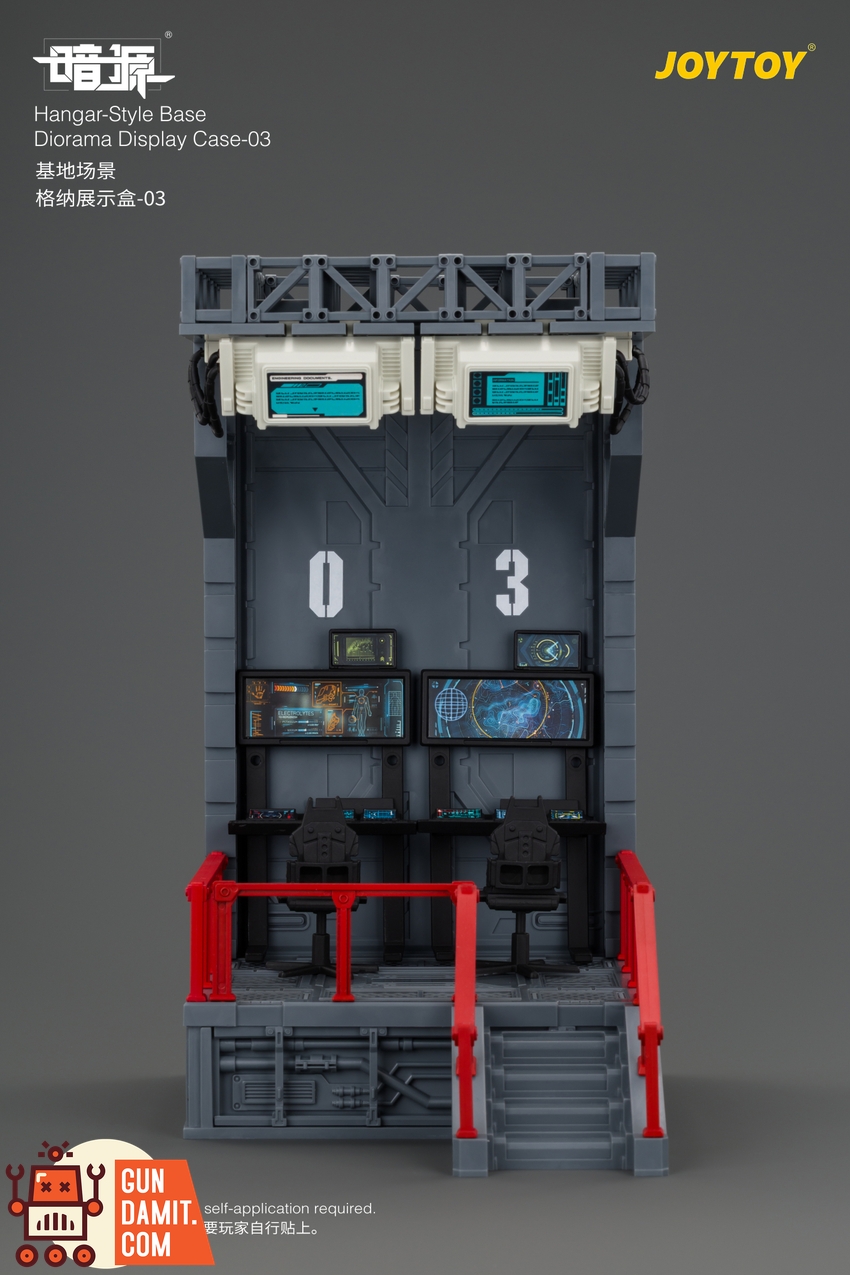 JoyToy JT04810 1/25 Dark Source Hangar-Style Base Diorama Display Case-03 - View 3 JoyToy JT04810 1/25 Dark Source Hangar-Style Base Diorama Display Case-03 - View 3