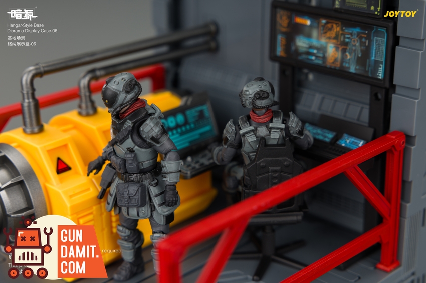JoyToy JT04841 1/25 Dark Source Hangar-Style Base Diorama Display Case-06 - View 3 JoyToy JT04841 1/25 Dark Source Hangar-Style Base Diorama Display Case-06 - View 3