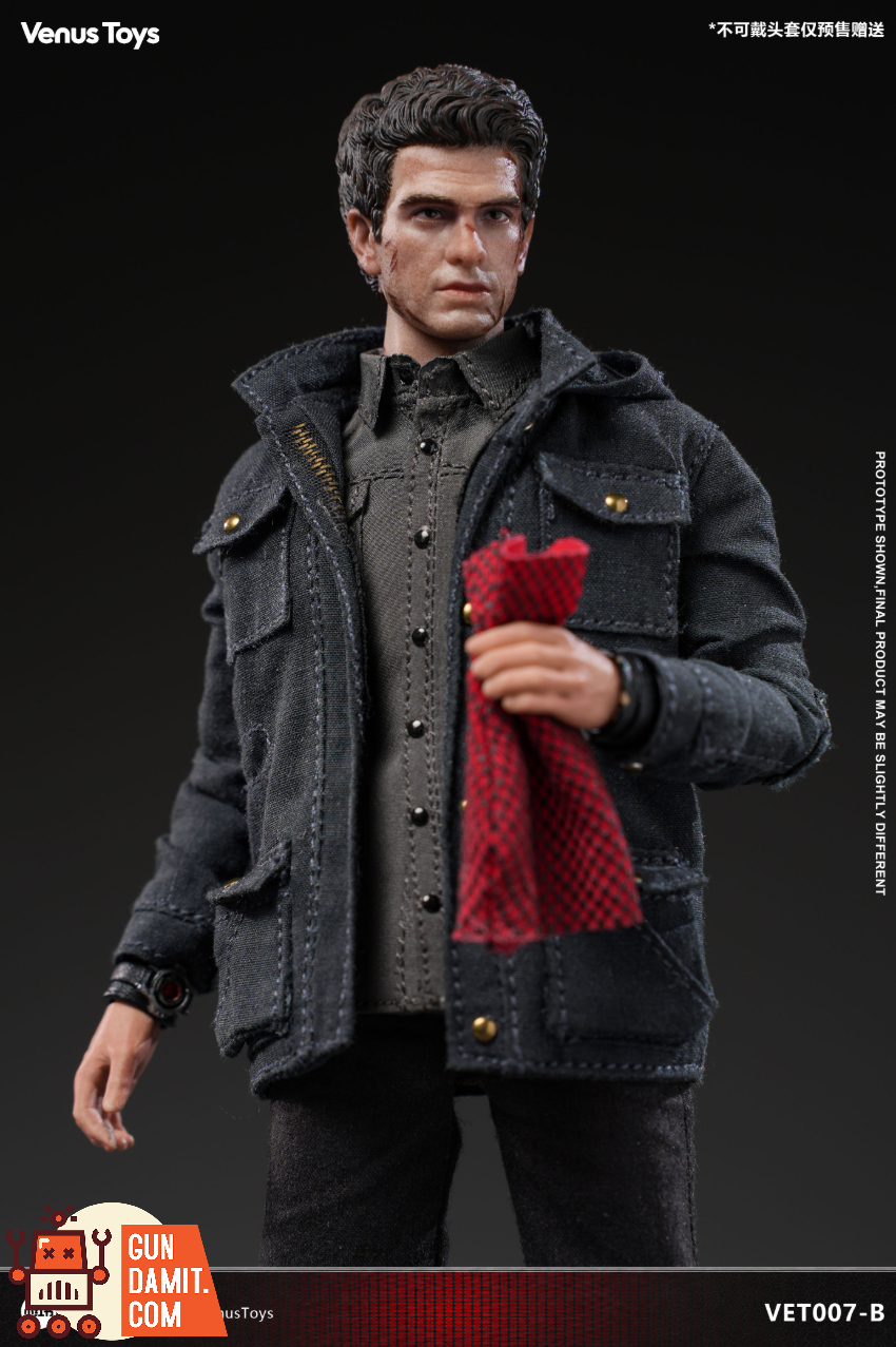Venus Toys 1/12 VET007-B Night Vigilante Black Jacket Version - View 10 Venus Toys 1/12 VET007-B Night Vigilante Black Jacket Version - View 10