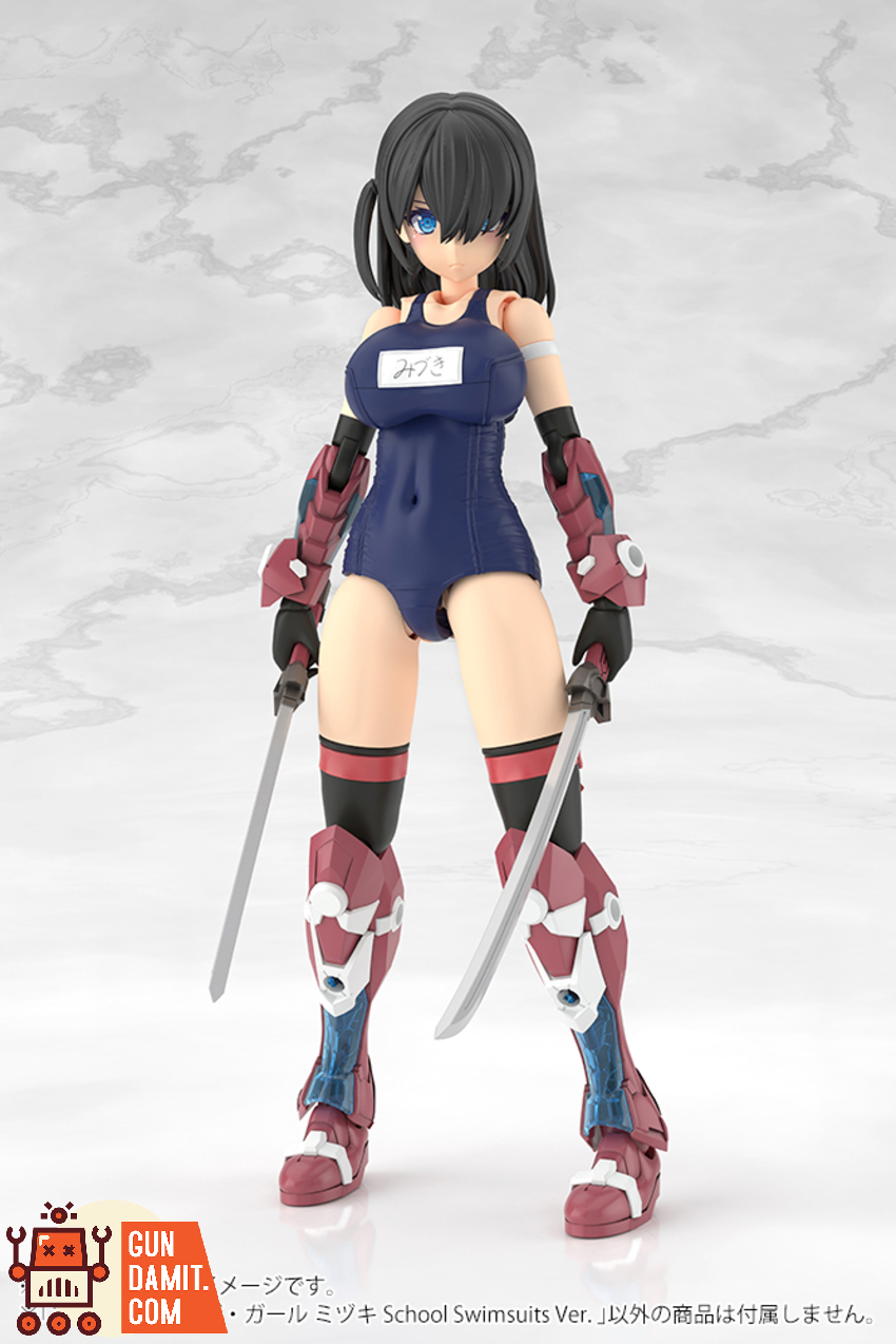 Kotobukiya FG196 Frame Arms Girl Mizuki School Swimsuits Ver. Model Kit - View 5 Kotobukiya FG196 Frame Arms Girl Mizuki School Swimsuits Ver. Model Kit - View 5