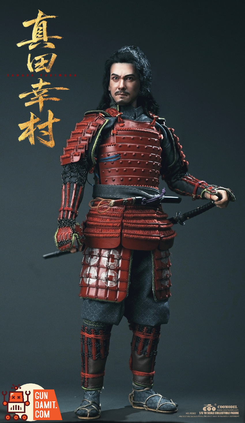 COOMODEL 1/6 RE002 Empire Era Sanada Yukimura Pure Copper Limited Ver. - View 8 COOMODEL 1/6 RE002 Empire Era Sanada Yukimura Pure Copper Limited Ver. - View 8