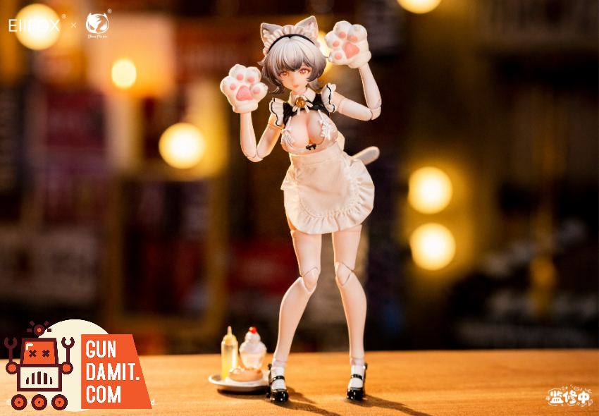 Eiifox x BearPanda 1/12 Cat Maid Pudding Deluxe Version - View 9 Eiifox x BearPanda 1/12 Cat Maid Pudding Deluxe Version - View 9