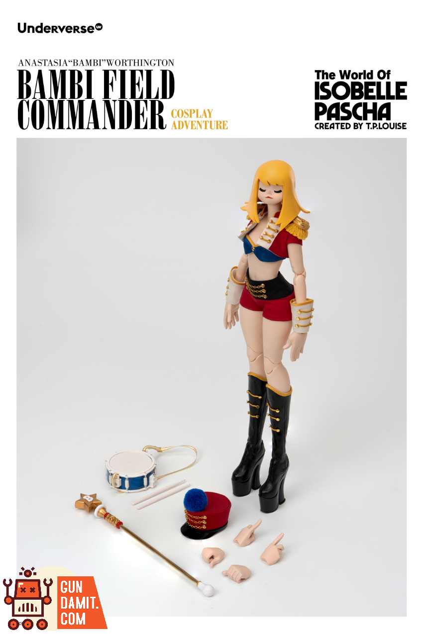 Underverse 1/6 UV202615-1 The World of Isobella Pascha Cosplay Series Field Commander Bambi - View 2 Underverse 1/6 UV202615-1 The World of Isobella Pascha Cosplay Series Field Commander Bambi - View 2