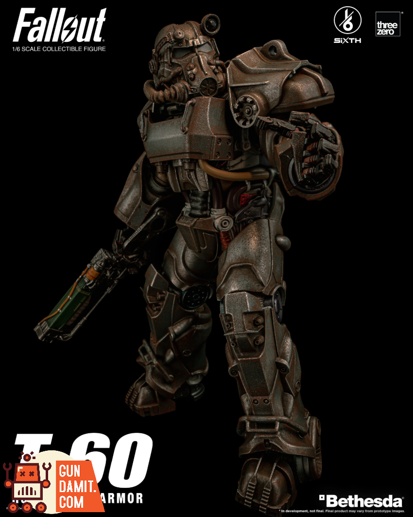 Threezero 1/6 3Z1005 Fallout T-60 Rust Power Armor - View 11 Threezero 1/6 3Z1005 Fallout T-60 Rust Power Armor - View 11