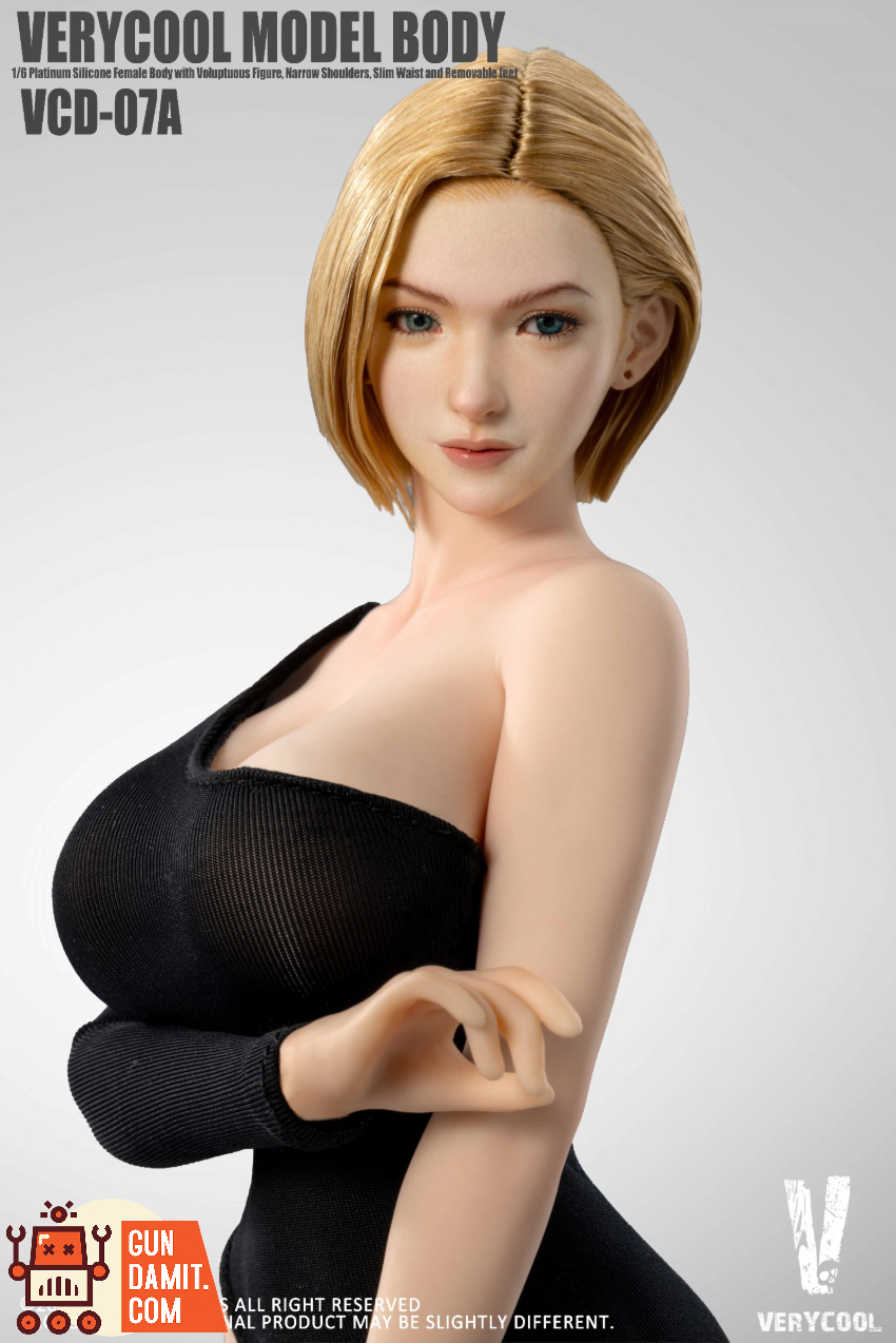 Verycool 1/6 VCD-07A No.7 Platinum Silicone Female Body Fair Complexion Ver. - View 6 Verycool 1/6 VCD-07A No.7 Platinum Silicone Female Body Fair Complexion Ver. - View 6