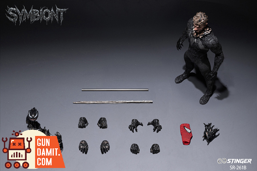 Poisin Sting Studio 1/12 SR-261B Symbiote Realistic Head Version - View 2 Poisin Sting Studio 1/12 SR-261B Symbiote Realistic Head Version - View 2