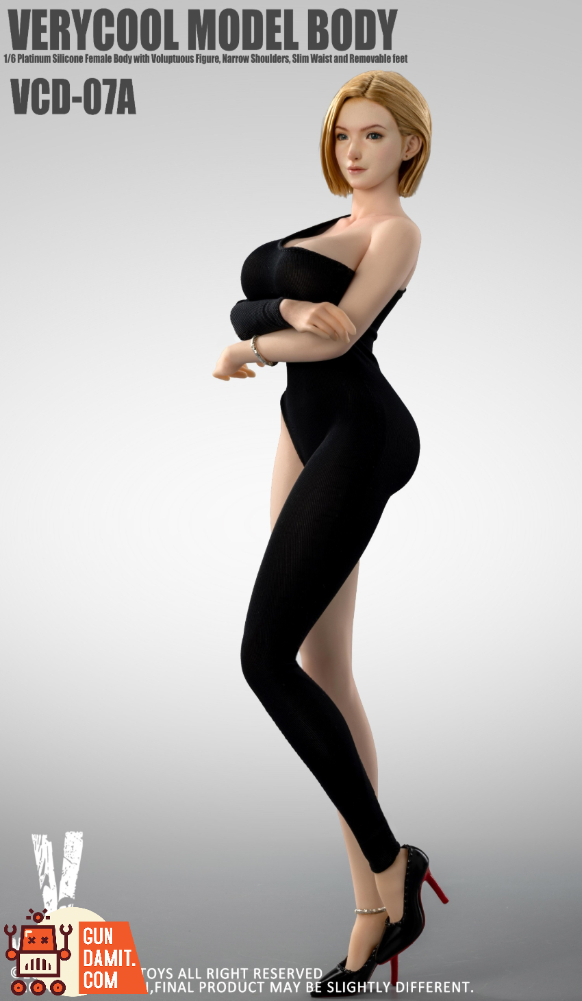 Verycool 1/6 VCD-07A No.7 Platinum Silicone Female Body Fair Complexion Ver. - View 4 Verycool 1/6 VCD-07A No.7 Platinum Silicone Female Body Fair Complexion Ver. - View 4