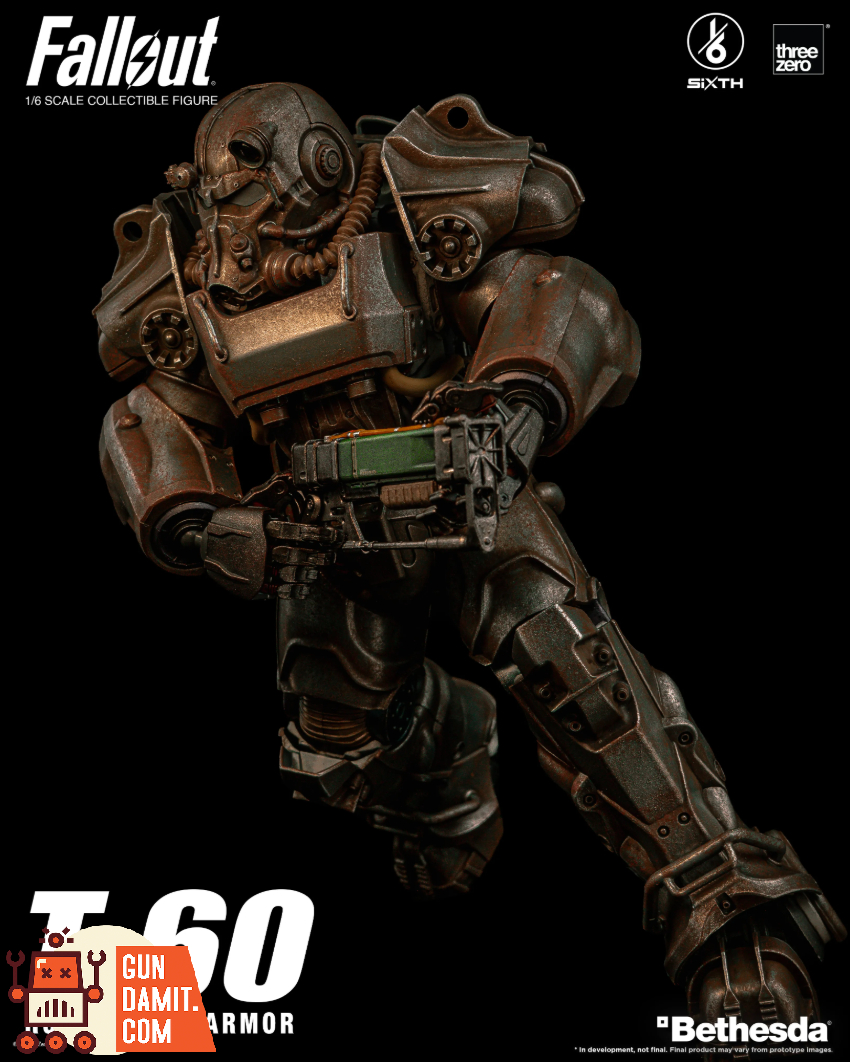 Threezero 1/6 3Z1005 Fallout T-60 Rust Power Armor - View 1 Threezero 1/6 3Z1005 Fallout T-60 Rust Power Armor - View 1