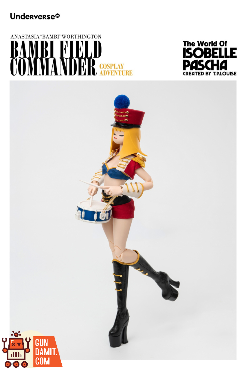 Underverse 1/6 UV202615-1 The World of Isobella Pascha Cosplay Series Field Commander Bambi - View 4 Underverse 1/6 UV202615-1 The World of Isobella Pascha Cosplay Series Field Commander Bambi - View 4