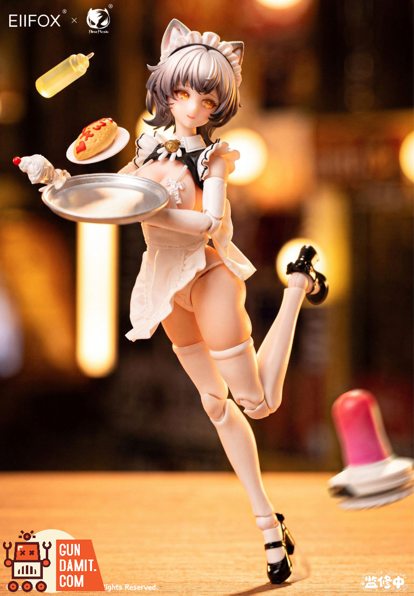Eiifox x BearPanda 1/12 Cat Maid Pudding Standard Version - View 1 Eiifox x BearPanda 1/12 Cat Maid Pudding Standard Version - View 1