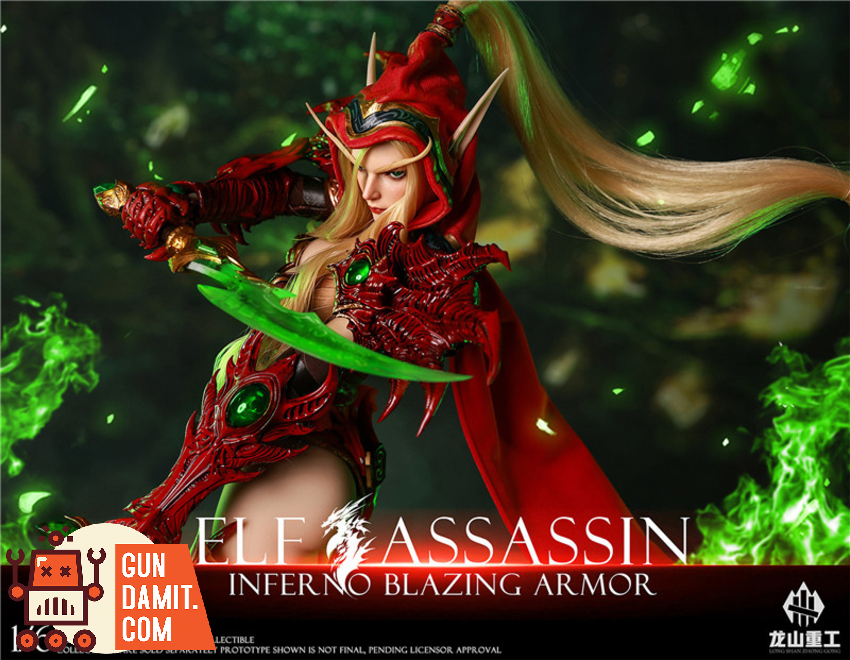 Longshan Heavy Industry 1/6 LS2026-XK Flame Prison Blazing Armor Elf Assassin - View 3 Longshan Heavy Industry 1/6 LS2026-XK Flame Prison Blazing Armor Elf Assassin - View 3