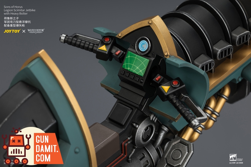 JoyToy JT04773 1/18 Warhammer The Horus Heresy Sons of Horus Legion Scimitar Jetbike with Heavy Bolter - View 12 JoyToy JT04773 1/18 Warhammer The Horus Heresy Sons of Horus Legion Scimitar Jetbike with Heavy Bolter - View 12