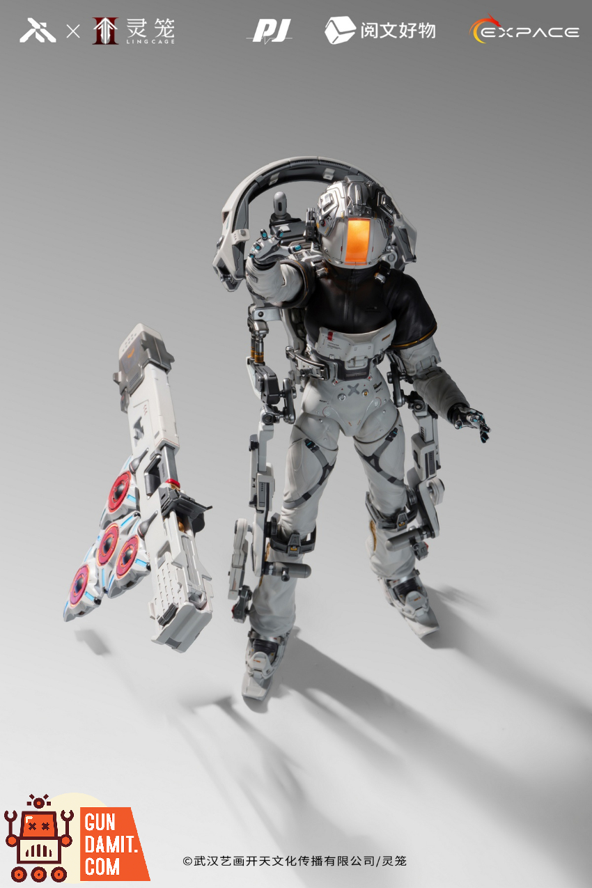 Moki Magic 1/6 MM-002 Ling Cage Bai Yuekui Extravehicular Combat Suit Deluxe Version - View 5 Moki Magic 1/6 MM-002 Ling Cage Bai Yuekui Extravehicular Combat Suit Deluxe Version - View 5