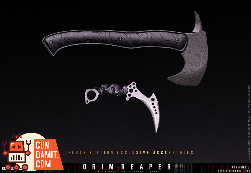 EKUAZ Studio 1/6 EKS015S Reaper 2.0 Elite Guard Deluxe Version - View 39 EKUAZ Studio 1/6 EKS015S Reaper 2.0 Elite Guard Deluxe Version - View 39