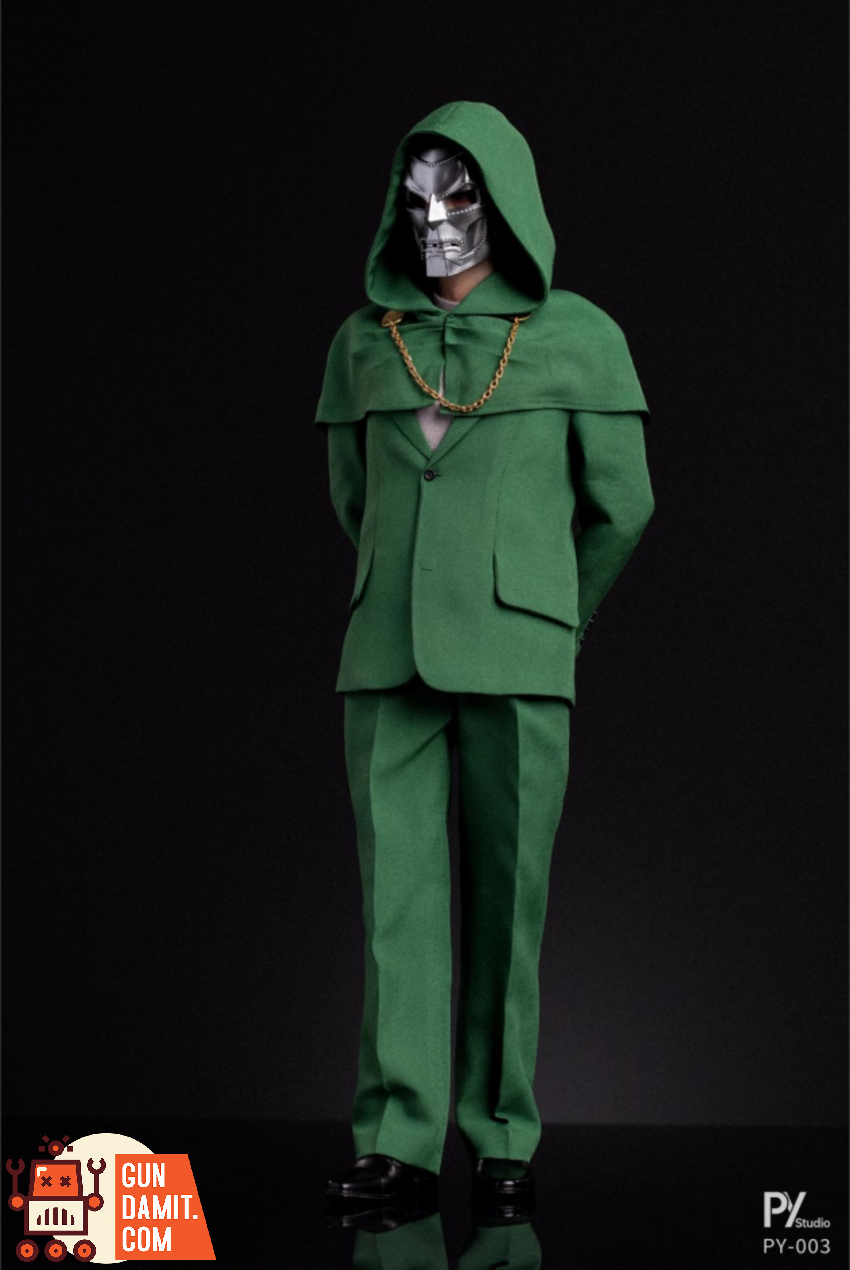 PY Studio 1/6 PY-003 Green Robe Masked Guest - View 7 PY Studio 1/6 PY-003 Green Robe Masked Guest - View 7