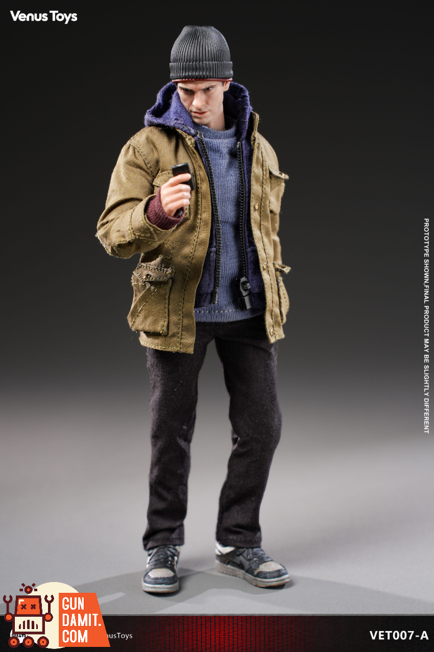 Venus Toys 1/12 VET007-A Night Vigilante Yellow Jacket Version - View 8 Venus Toys 1/12 VET007-A Night Vigilante Yellow Jacket Version - View 8