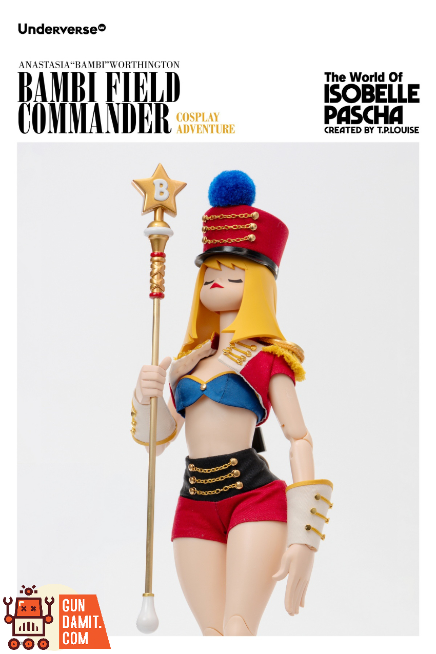 Underverse 1/6 UV202615-1 The World of Isobella Pascha Cosplay Series Field Commander Bambi - View 10 Underverse 1/6 UV202615-1 The World of Isobella Pascha Cosplay Series Field Commander Bambi - View 10