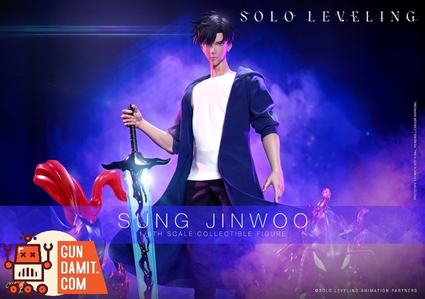 HotToys 1/6 TMS193 Solo Leveling Sung Jinwoo - View 1 HotToys 1/6 TMS193 Solo Leveling Sung Jinwoo - View 1