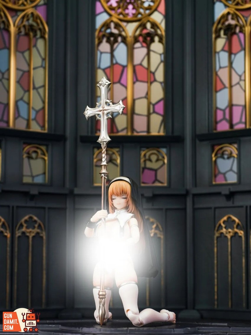 KAWA Design 1/12 Big Gothic Church Diorama for Mecha Girls Original Version - View 15 KAWA Design 1/12 Big Gothic Church Diorama for Mecha Girls Original Version - View 15