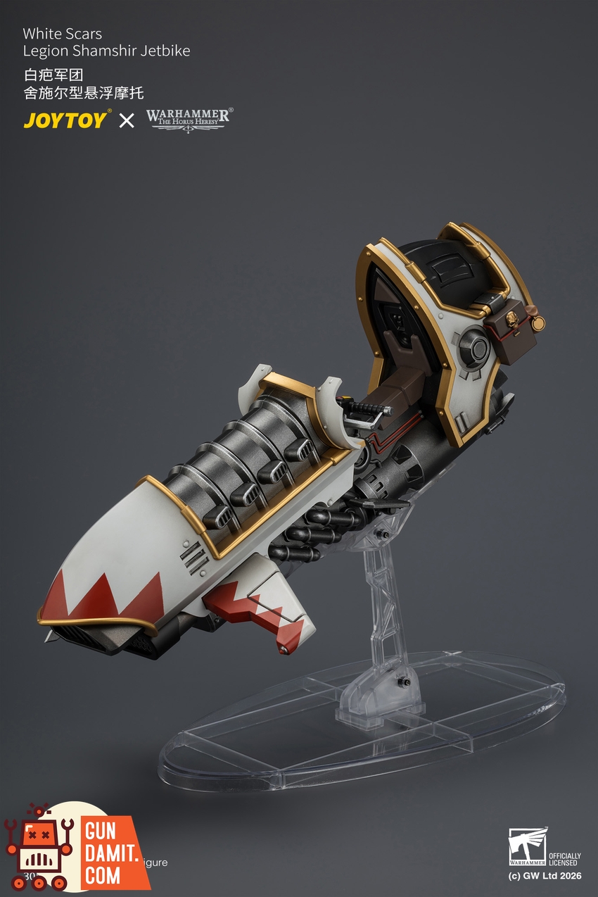 JoyToy JT04780 1/18 Warhammer The Horus Heresy White Scars Legion Shamshir Jetbike - View 17 JoyToy JT04780 1/18 Warhammer The Horus Heresy White Scars Legion Shamshir Jetbike - View 17