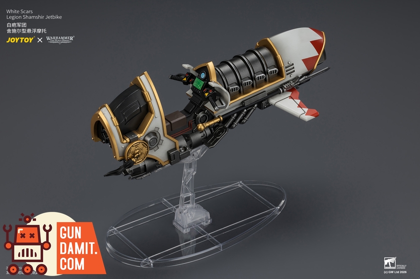 JoyToy JT04780 1/18 Warhammer The Horus Heresy White Scars Legion Shamshir Jetbike - View 16 JoyToy JT04780 1/18 Warhammer The Horus Heresy White Scars Legion Shamshir Jetbike - View 16