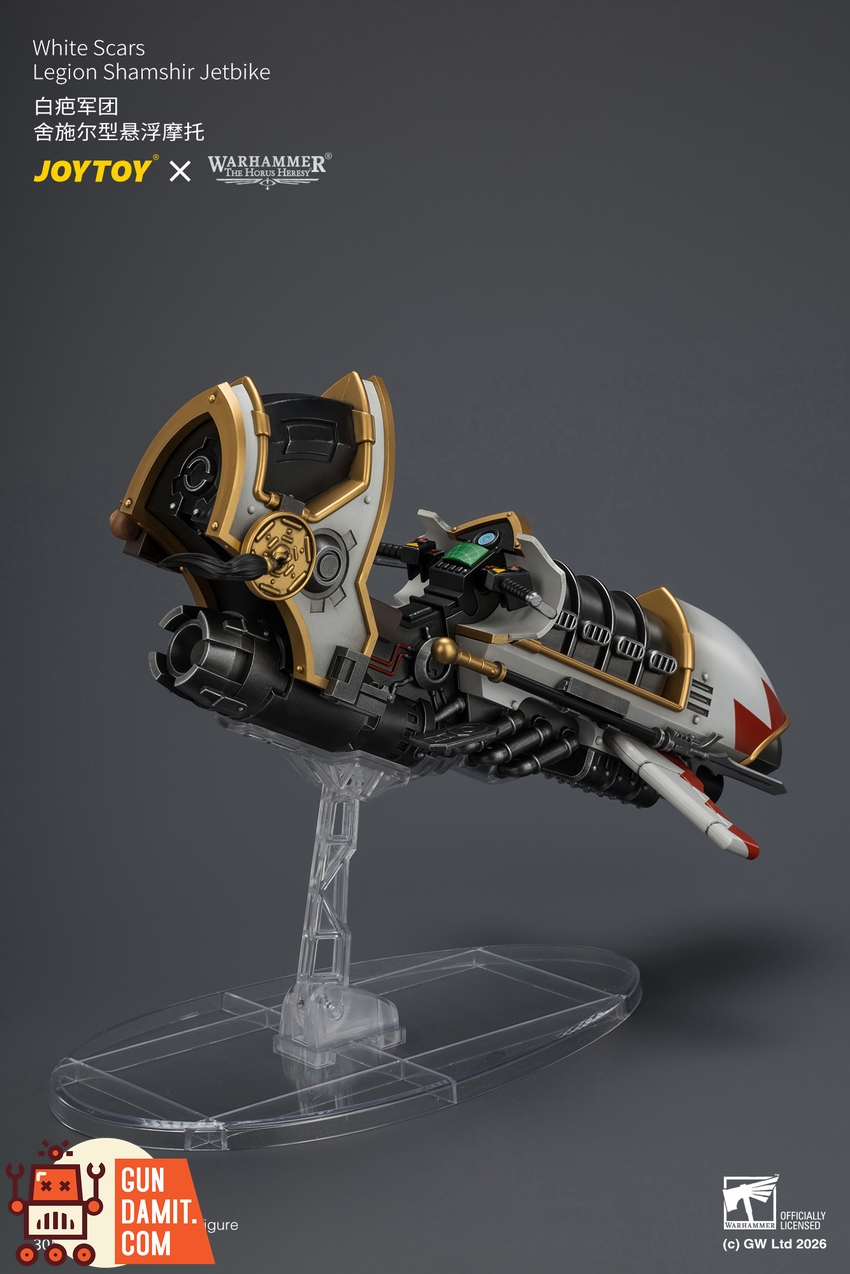 JoyToy JT04780 1/18 Warhammer The Horus Heresy White Scars Legion Shamshir Jetbike - View 18 JoyToy JT04780 1/18 Warhammer The Horus Heresy White Scars Legion Shamshir Jetbike - View 18