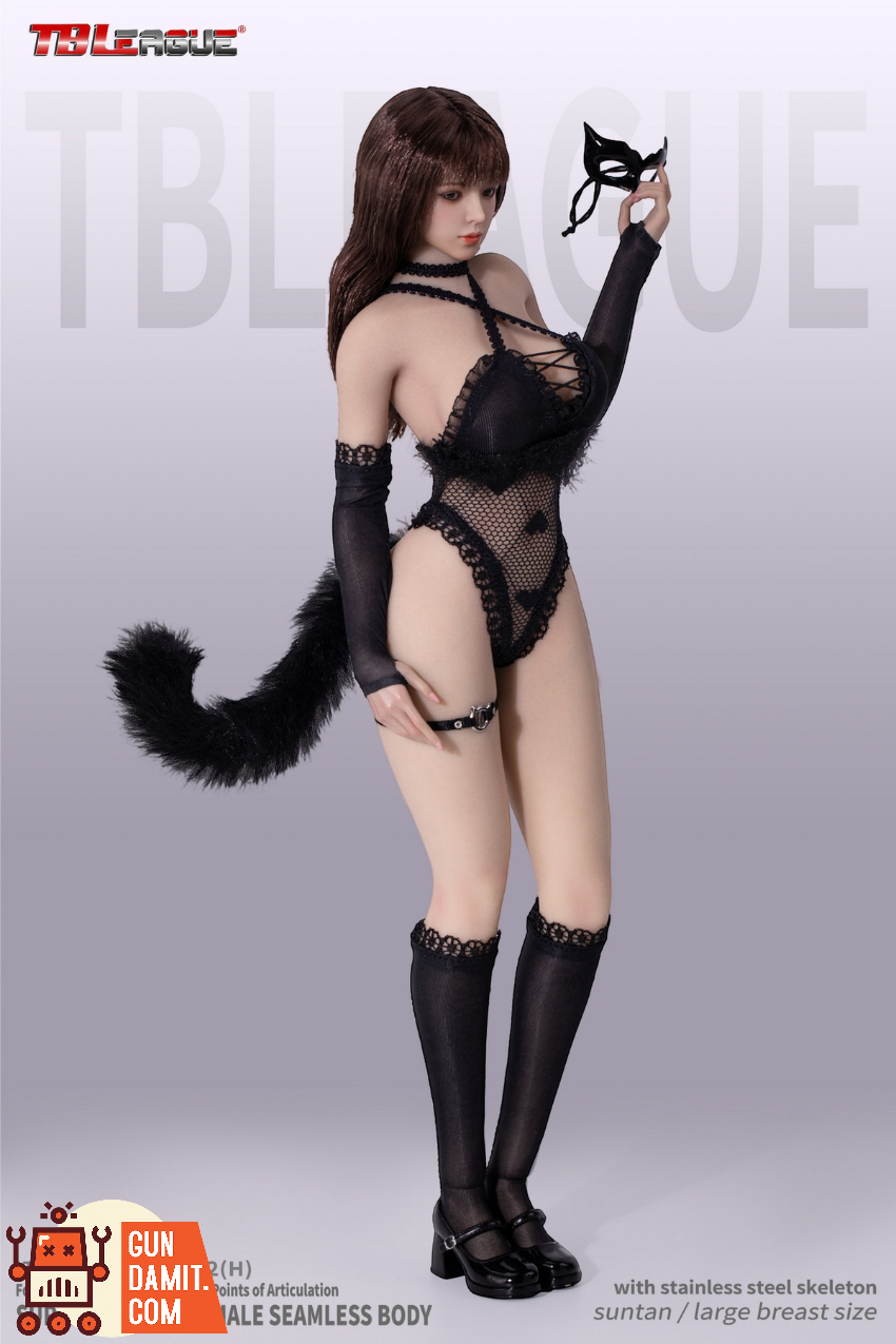 TBLeague 1/6 SR-CD02H Alluring Kitty Girl Wheat Skin (Head Sculpture Included) - View 3 TBLeague 1/6 SR-CD02H Alluring Kitty Girl Wheat Skin (Head Sculpture Included) - View 3