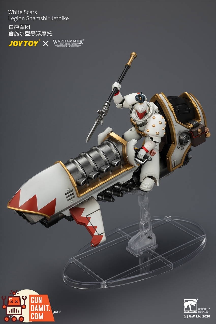 JoyToy JT04780 1/18 Warhammer The Horus Heresy White Scars Legion Shamshir Jetbike - View 5 JoyToy JT04780 1/18 Warhammer The Horus Heresy White Scars Legion Shamshir Jetbike - View 5