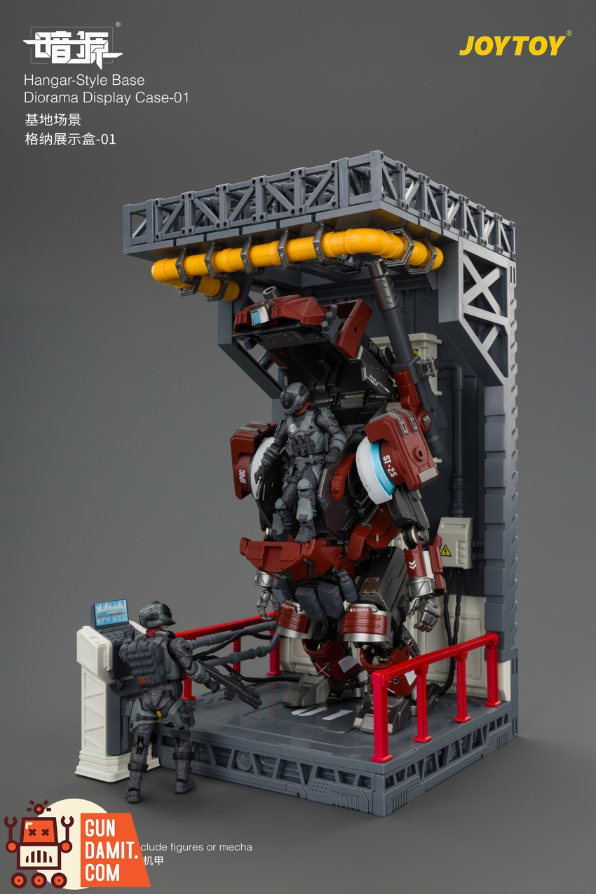 JoyToy JT04827 1/25 Dark Source Hangar-Style Base Diorama Display Case-01 - View 2 JoyToy JT04827 1/25 Dark Source Hangar-Style Base Diorama Display Case-01 - View 2