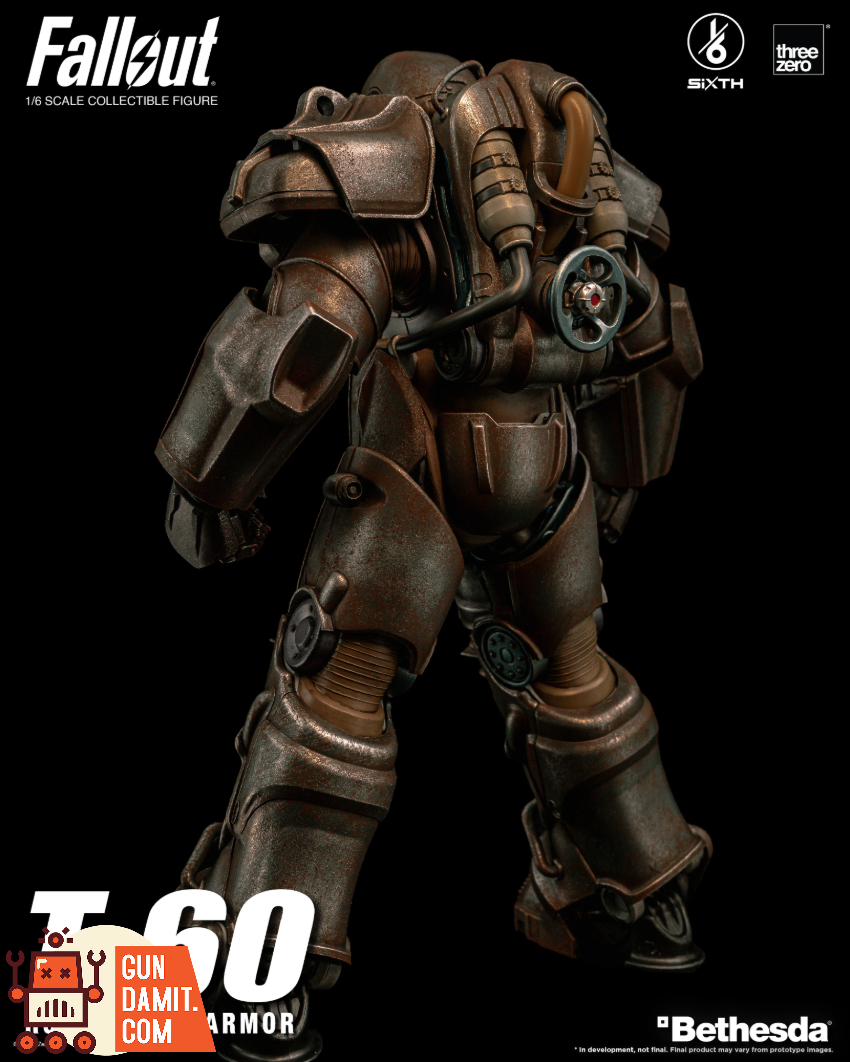 Threezero 1/6 3Z1005 Fallout T-60 Rust Power Armor - View 16 Threezero 1/6 3Z1005 Fallout T-60 Rust Power Armor - View 16