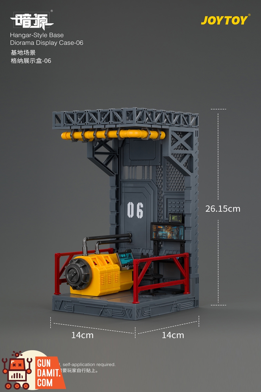 JoyToy JT04841 1/25 Dark Source Hangar-Style Base Diorama Display Case-06 - View 11 JoyToy JT04841 1/25 Dark Source Hangar-Style Base Diorama Display Case-06 - View 11