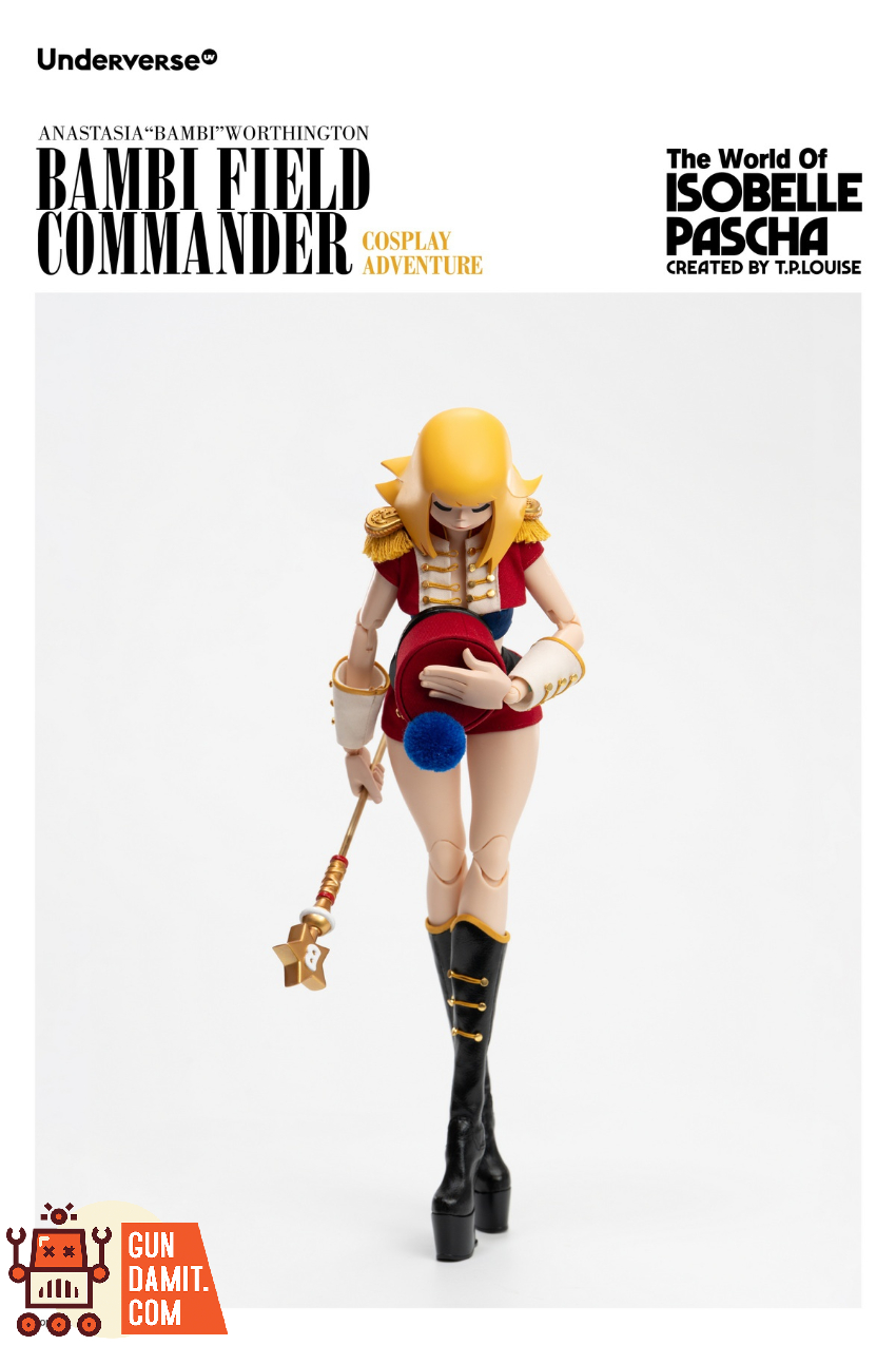 Underverse 1/6 UV202615-1 The World of Isobella Pascha Cosplay Series Field Commander Bambi - View 8 Underverse 1/6 UV202615-1 The World of Isobella Pascha Cosplay Series Field Commander Bambi - View 8