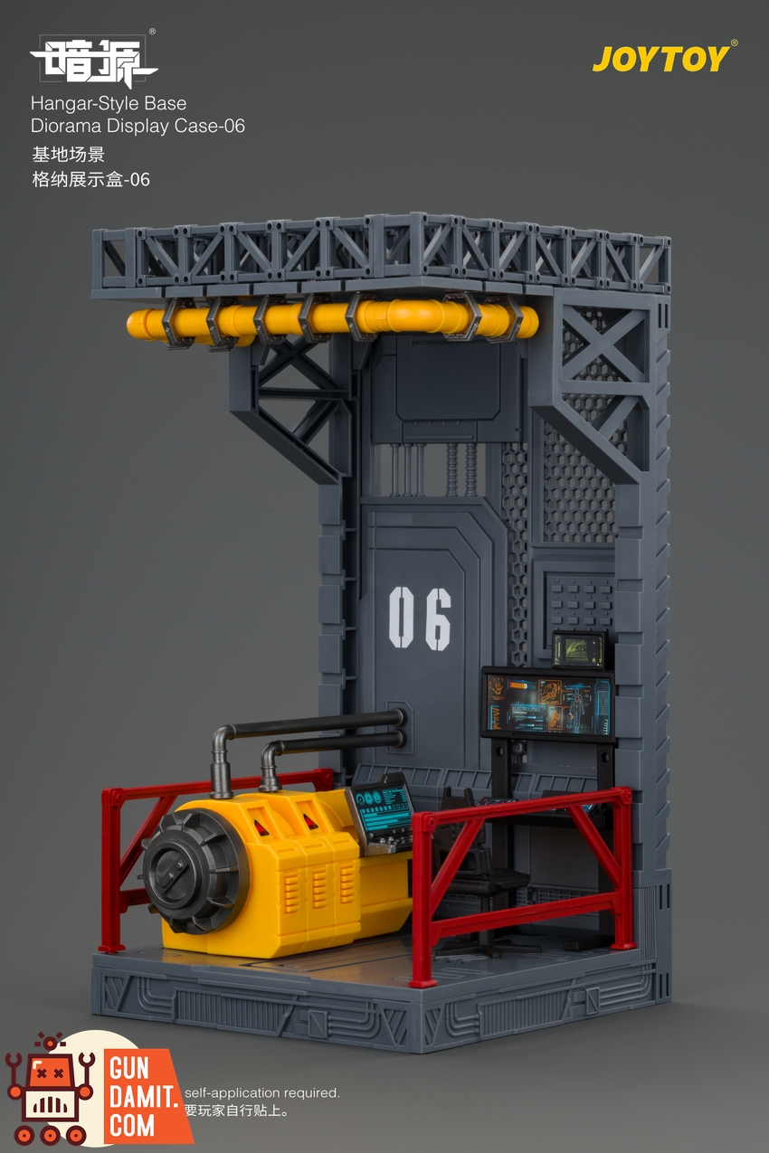 JoyToy JT04841 1/25 Dark Source Hangar-Style Base Diorama Display Case-06 - View 7 JoyToy JT04841 1/25 Dark Source Hangar-Style Base Diorama Display Case-06 - View 7