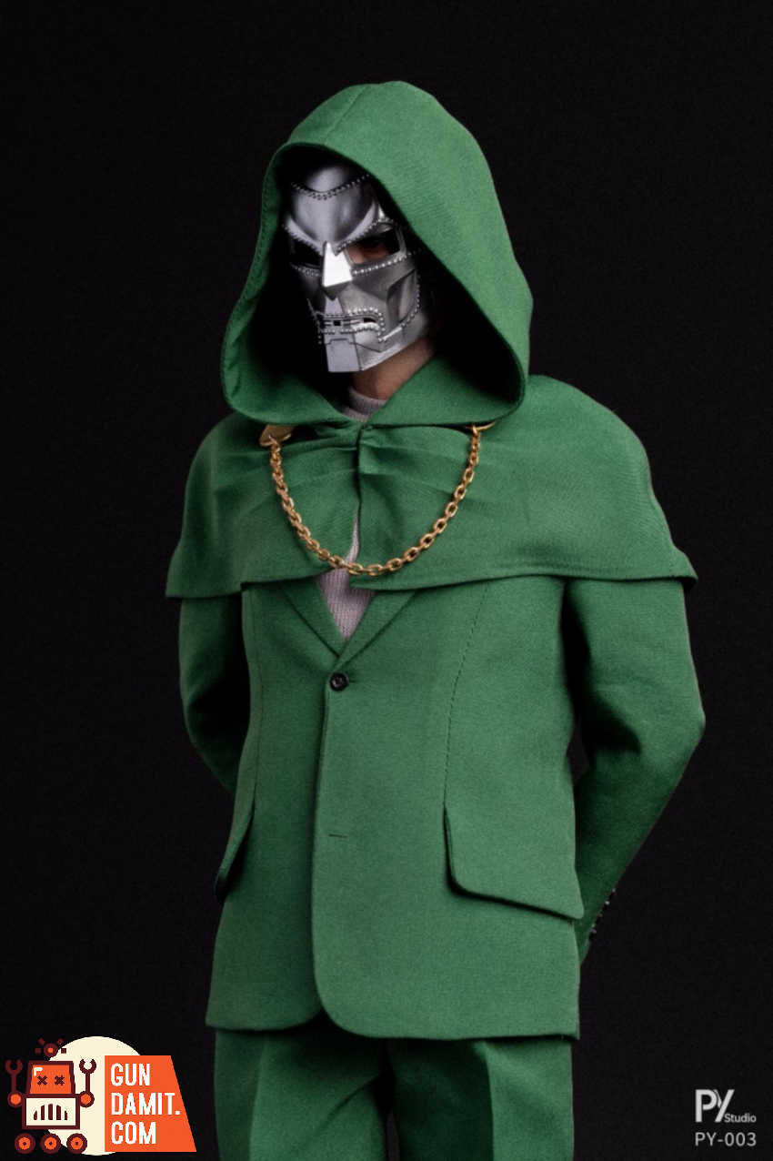 PY Studio 1/6 PY-003 Green Robe Masked Guest - View 4 PY Studio 1/6 PY-003 Green Robe Masked Guest - View 4